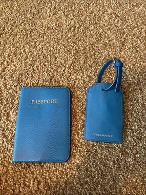Vera Bradley passport holder and luggage tag
